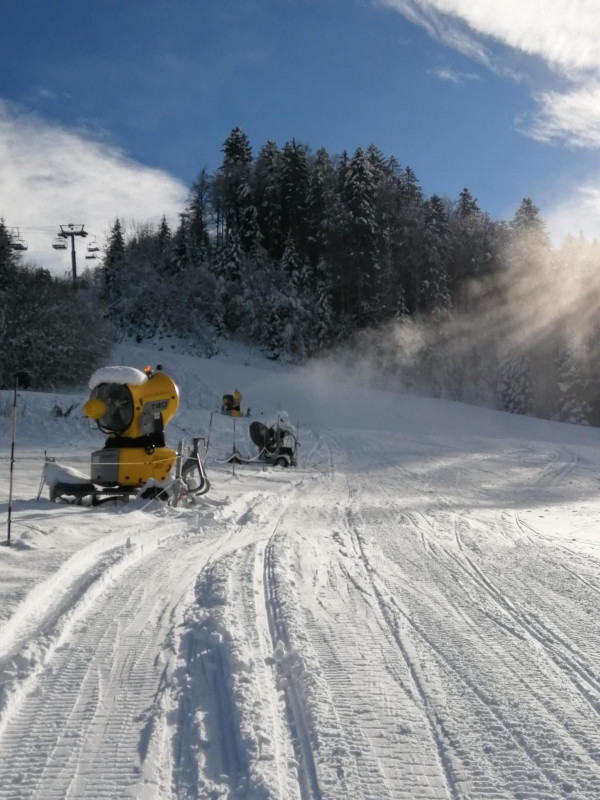 télésiège Darandet et neige de culture